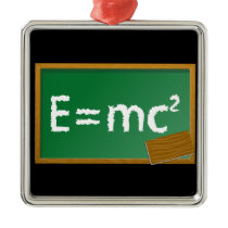 E=mc2 Christmas Tree Ornaments