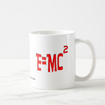E=MC2 (red) Mugs