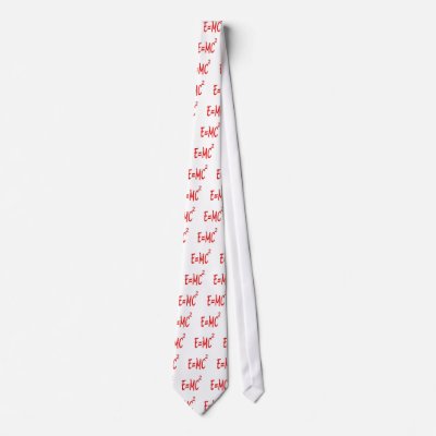 E = MC2 (red) Tie by GeeksRock