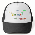 E = MC^2. E equals MC Squared Hats