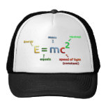 E = MC^2. E equals MC Squared Hats