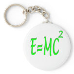 E = MC 2 (green) Key Chain