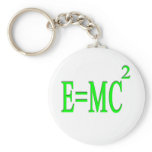 E=MC 2 (green) Keychain