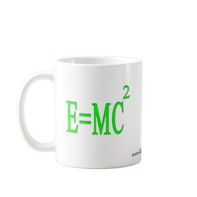E=MC 2 (green) Coffee Mugs by GeeksRock