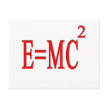 E=MC 2 (red)