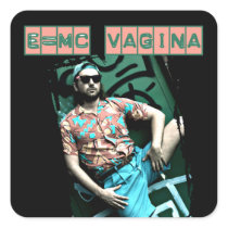 e=mcvagina square stickers