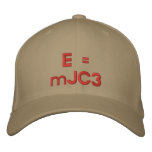 E = mJC3 Embroidered Hat