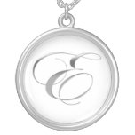 E Monogram Pendant