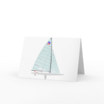 E-scow   Racing Sailboat onedesign  Class Greeting Cards