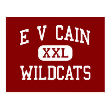 E V Cain - Wildcats - Middle - Auburn California Postcards