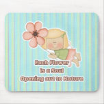 Each Flower is a Soul Mouse Mat