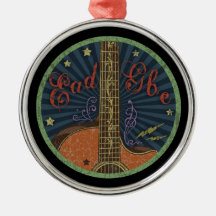 Eadgbe Grungy Christmas Tree Ornaments
