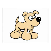 Eager Dog Post Card