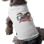 Eagle and Flag Pet Tee