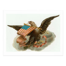 Eagle and Flag Postcards