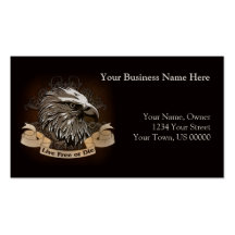 Eagle and Scroll Business Card