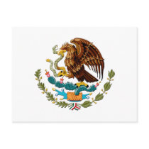 Eagle and snake Mexico Emblem for Mexicans Post Card