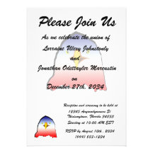 eagle blue white red w outline custom invite