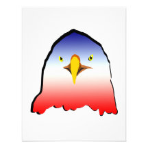 eagle blue white red w outline horizontal gradient custom invites