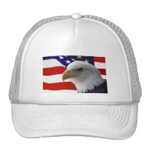 Eagle chauve américain casquette de camionneur