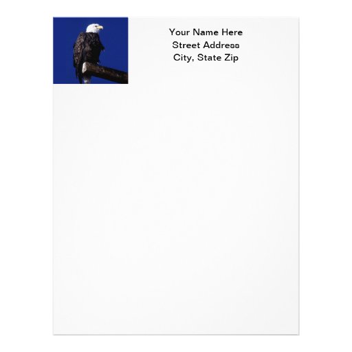 Eagle Customized Letterhead