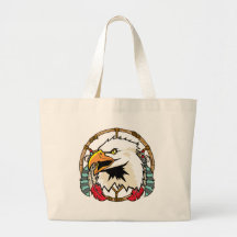 Eagle Dreamcatcher Canvas Bags