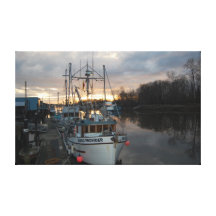Eagle Dusk Canvas Print