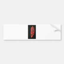 Eagle Feather Design Bumper Sticker