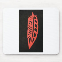 Eagle Feather Design Mouse Pads