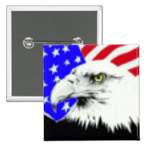 Eagle Flag Buttons