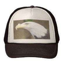 Eagle head cap mesh hat