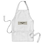 Eagle head-on in sepia apron