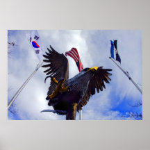 Eagle, Korean War Veterans Memorial, Carson City,  Print