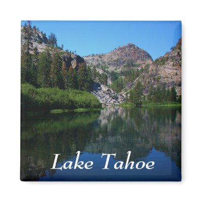 Eagle Lake,  Lake Tahoe California Fridge Magnet by merrydestinations