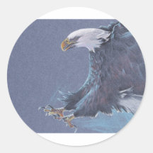 Eagle Landing Sticker