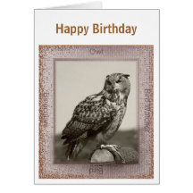 Eagle Owl  Card