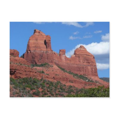 Eagle Rock Sedona Postcard by mlewallpapers