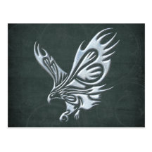 Eagle tribal carte postale