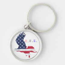 EAGLE  U . S . A . KEY CHAIN