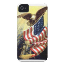 Eagle With Flag Case-Mate iPhone 4 Case