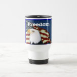 Eagle with flag, Freedom Mug