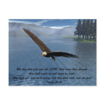 Eagle with Scripture Post Cards