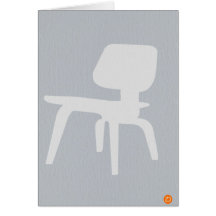 Eames Plywood Chair Greeting Cards