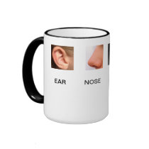 EAR NOSE COFFEE SURGEON MUG