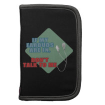 Earbuds planners