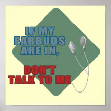 Earbuds Poster