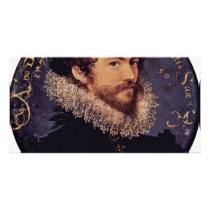 Earliest Selfportrait Of Nicholas Hilliard By Hill Photo Card Template