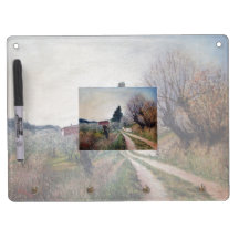 EARLIEST SPRING IN VERNALESE / Tuscany Landscape Dry Erase Whiteboard