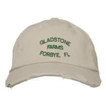 Earl's Work Hat Embroidered Hats