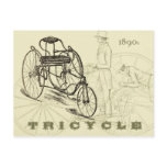 Early 1890s Tricycle Post Card